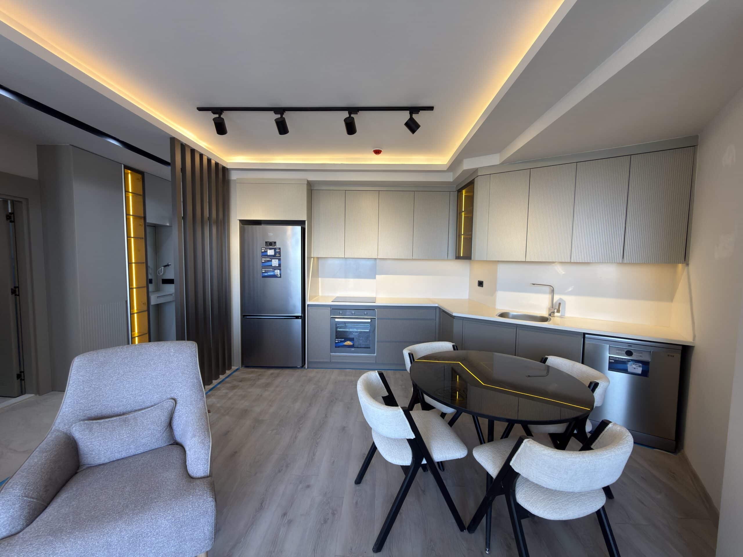 Mersin Erdemli Ayaş Alim Palace Satılık 1+1 Yatırım Fırsatı Deniz Manzaralı Daire