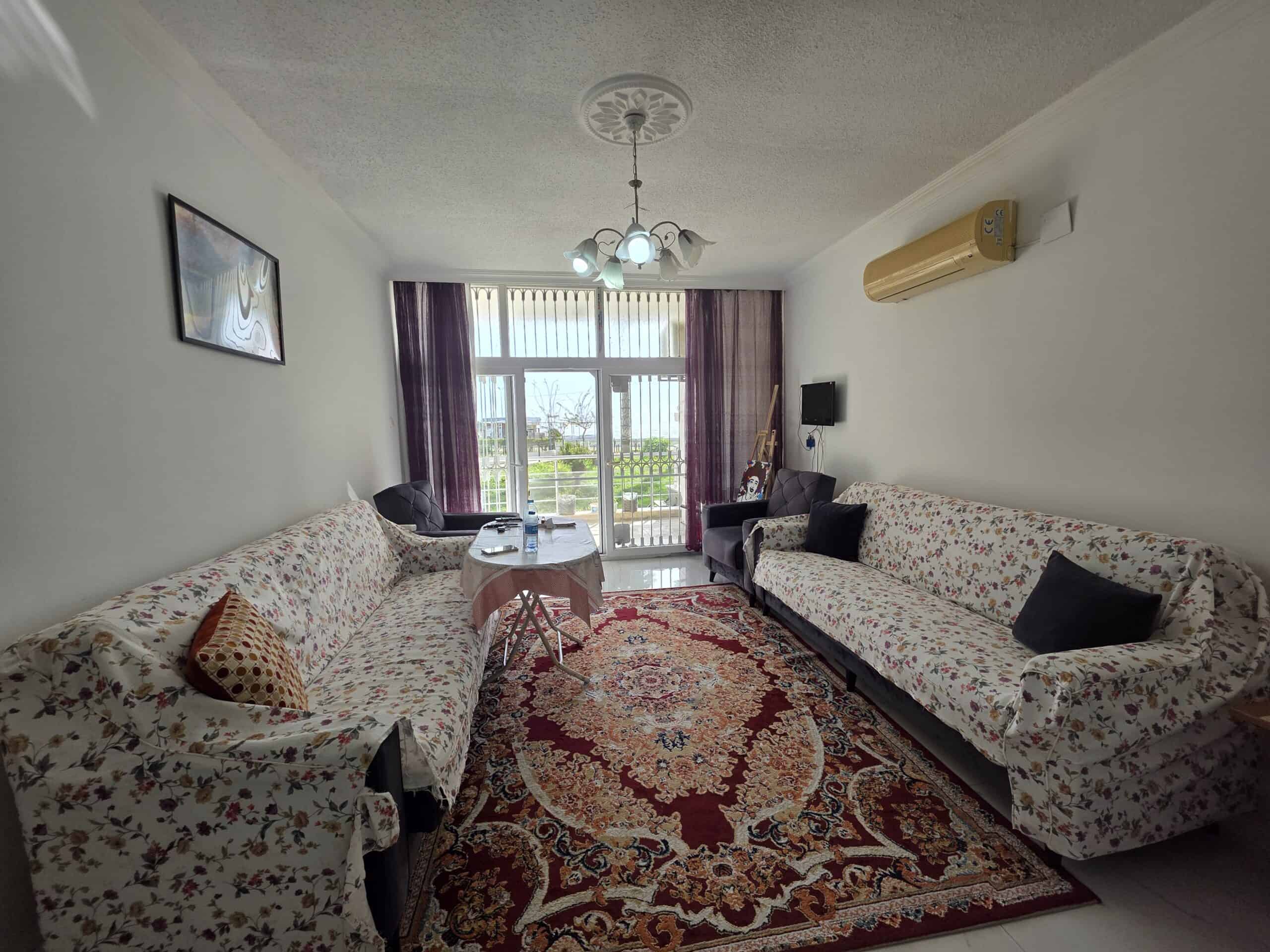 Mersin Erdemli Erciyes Sitesi Satılık Ön Blok Denize Sıfır Bahçe Katı Köşe Daire