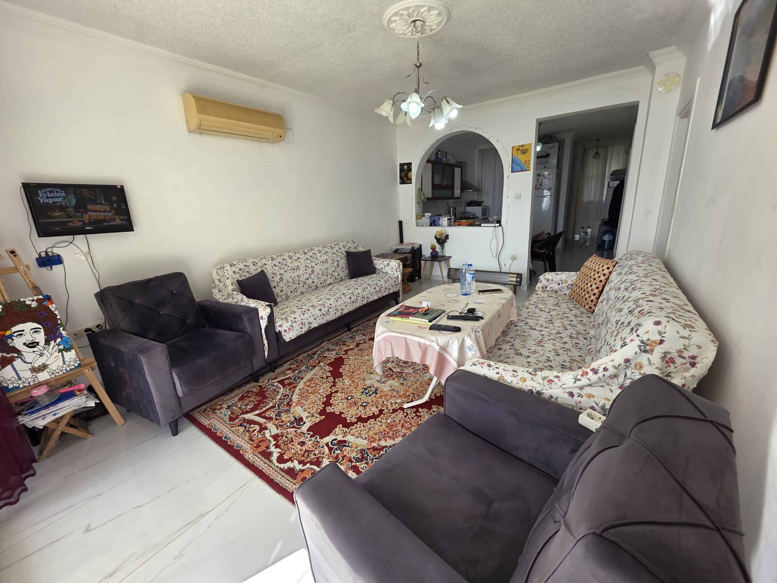 Mersin Erdemli Erciyes Sitesi Satılık Ön Blok Denize Sıfır Bahçe Katı Köşe Daire