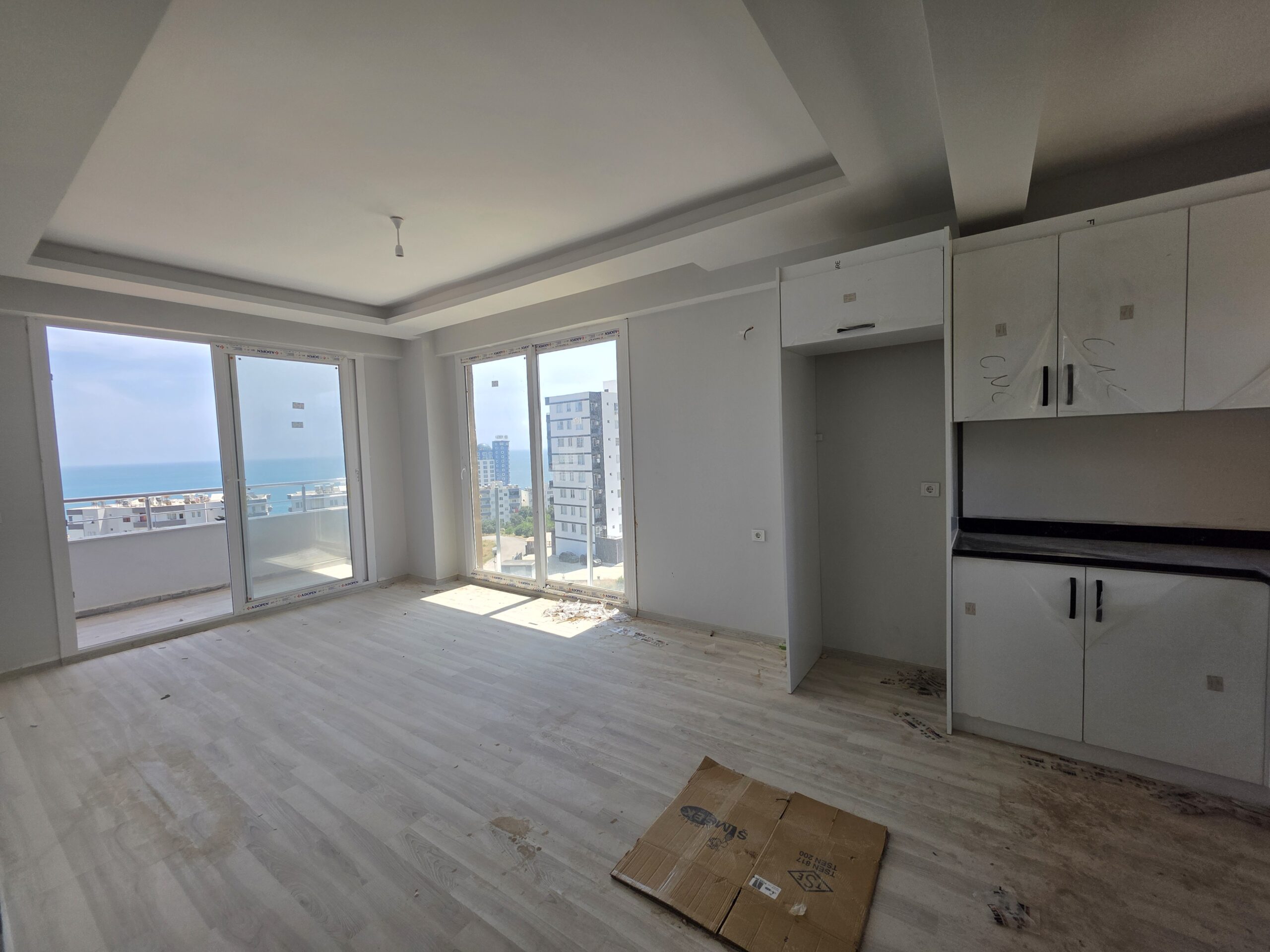 1+1 Apartment for Sale in Erdemli Ayaş, Mersin, with Ocean Views