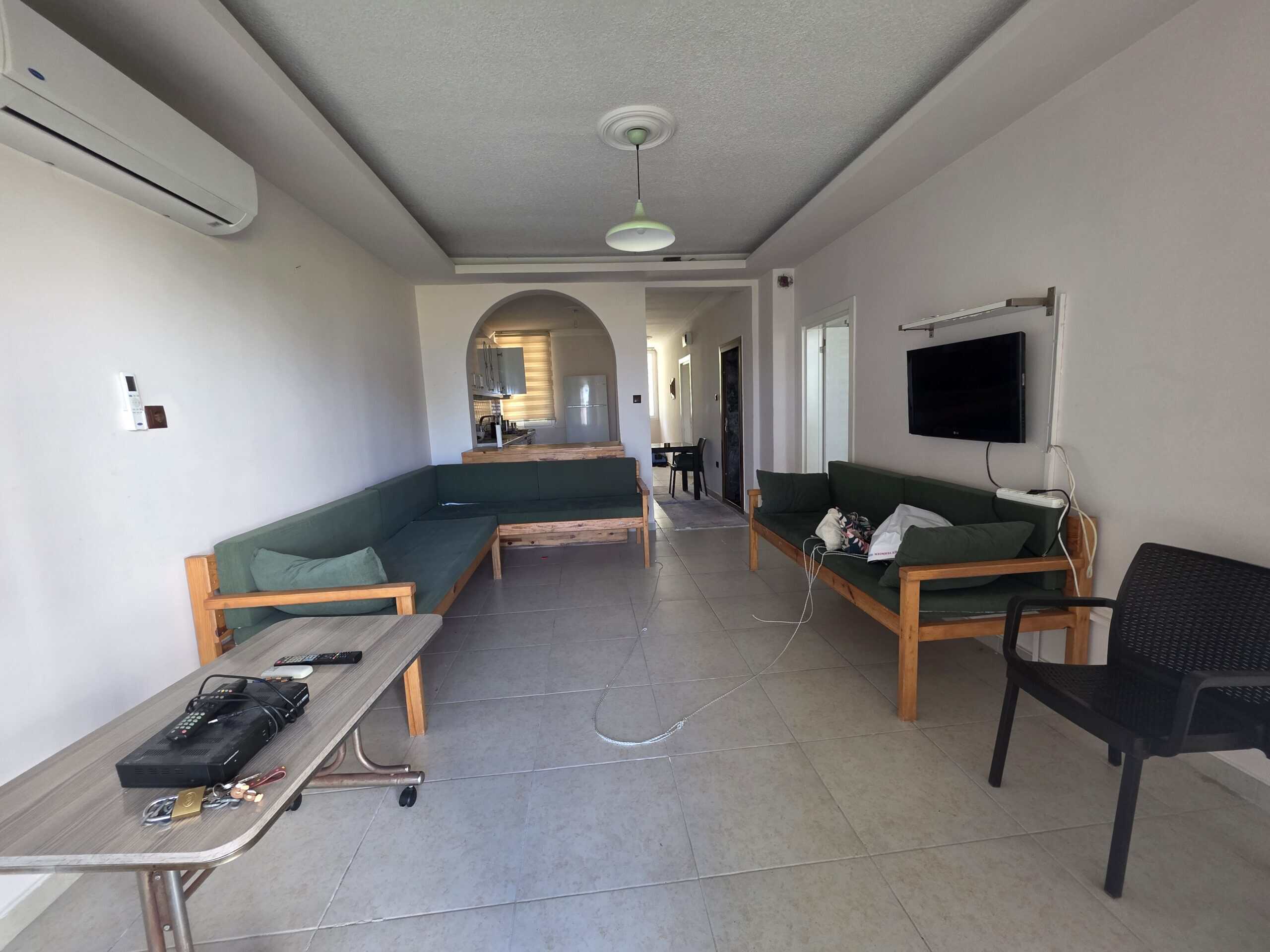 Mersin Erdemli Denize Sıfır Erciyes Sitesi Kiralık 2+1 Bahçe Katı Daire
