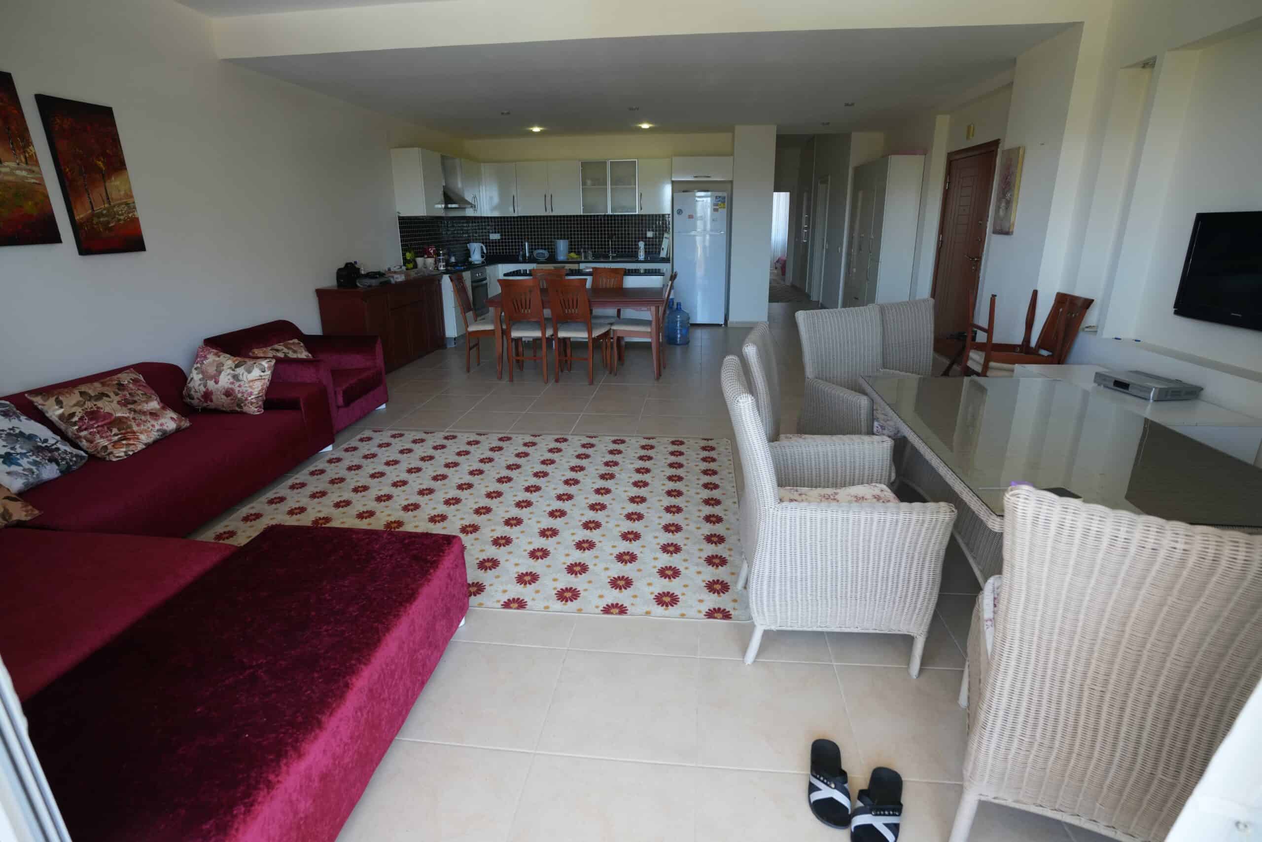 Mersin Kargıpınarı Queenaba Sitesi Denize Sıfır 3+1 Satılık Lüks Daire