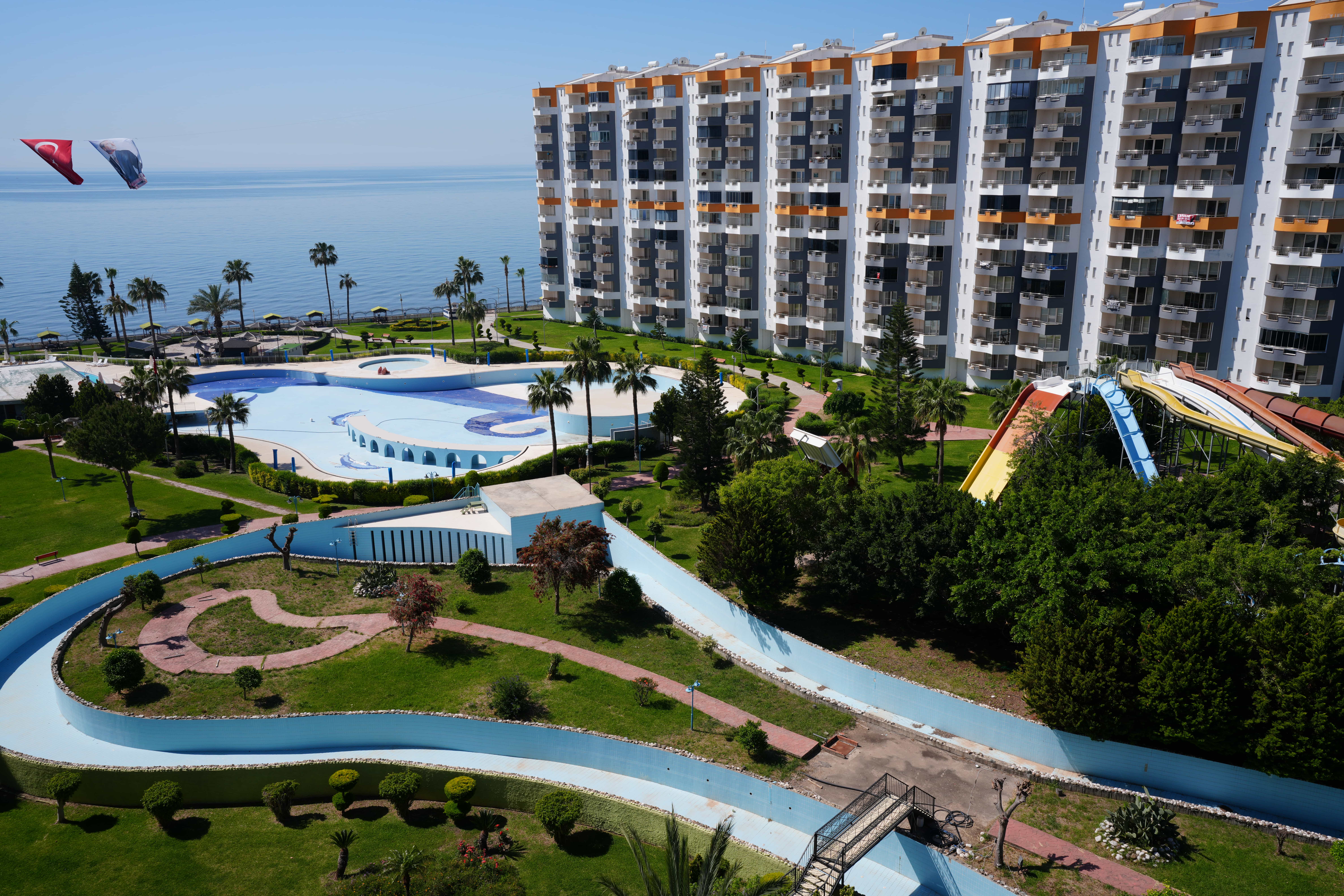 Gemeubileerd 2+1 appartement te koop in Queenaba Site, Kargıpınarı, Mersin