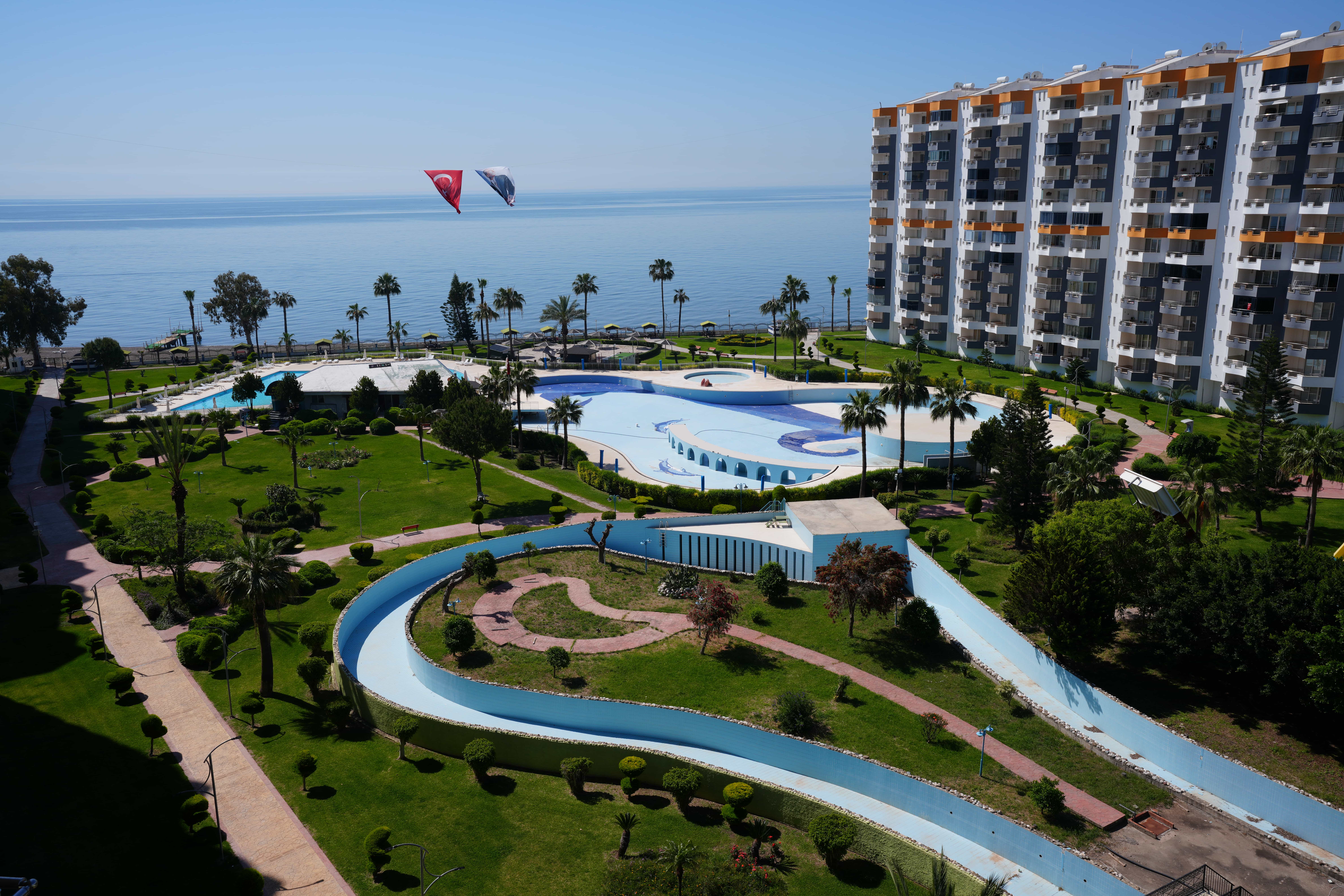 Gemeubileerd 2+1 appartement te koop in Queenaba Site, Kargıpınarı, Mersin
