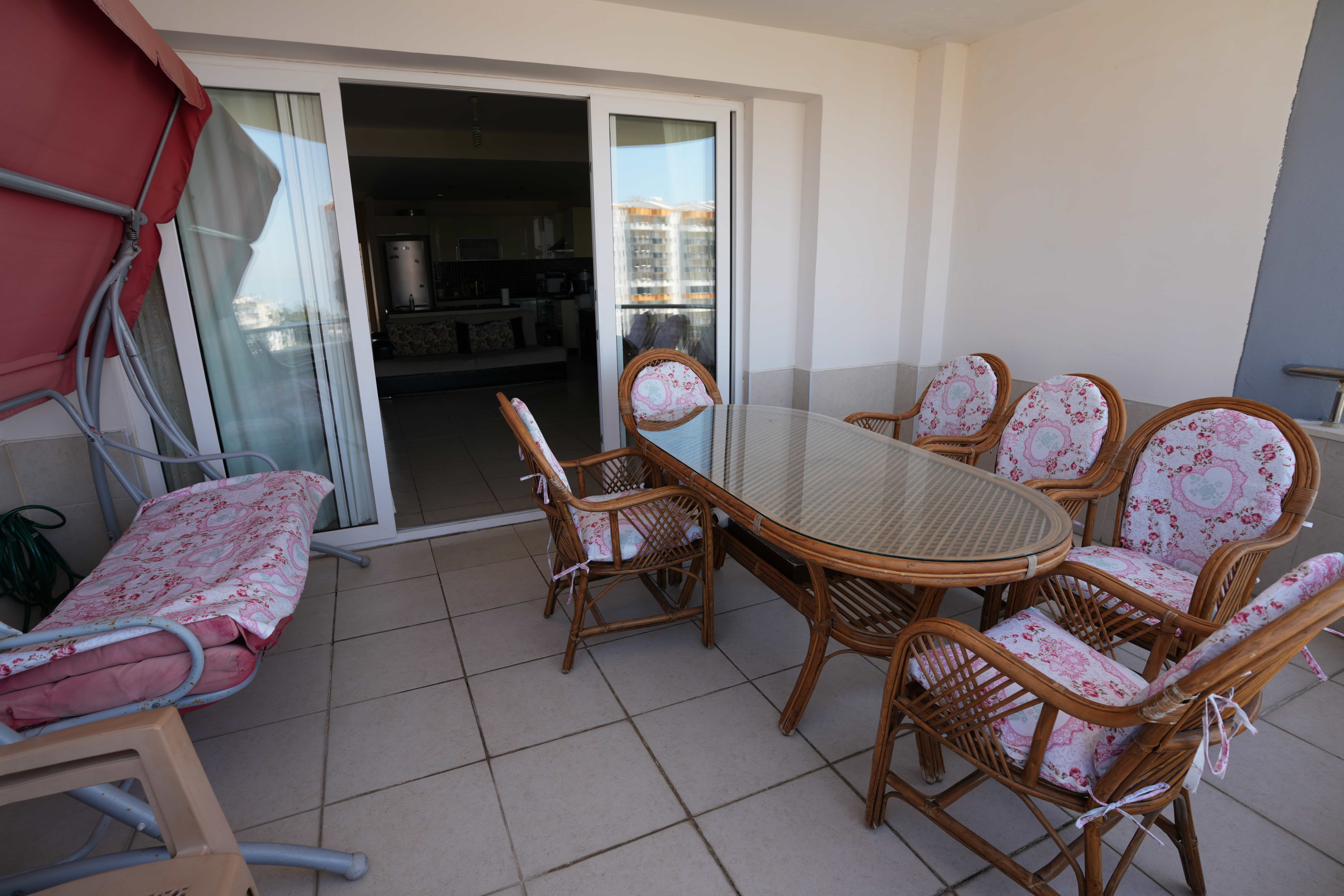 Gemeubileerd 2+1 appartement te koop in Queenaba Site, Kargıpınarı, Mersin