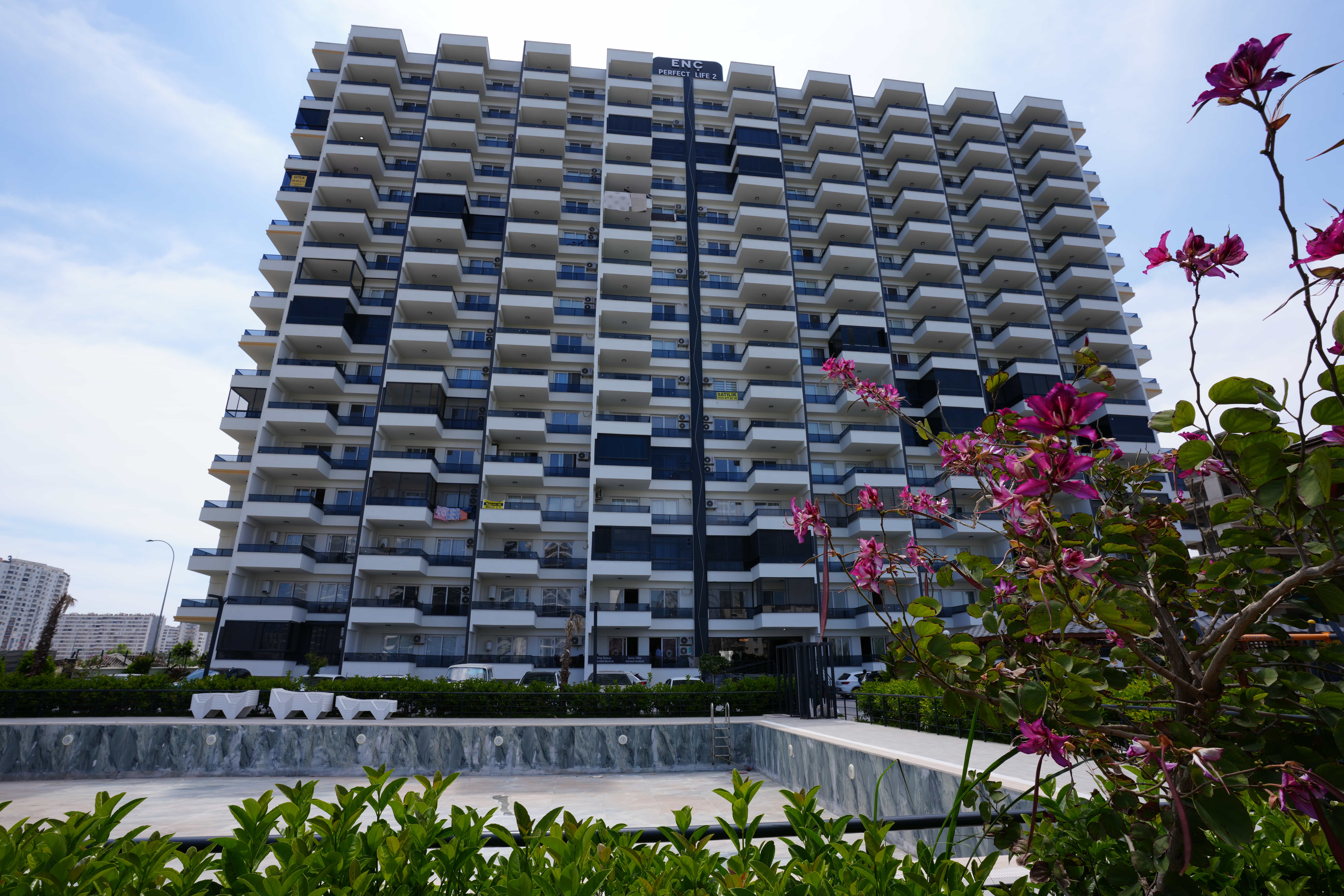 Mersin Erdemli Tömük Perfect Life Möblierte 1+1 Wohnung