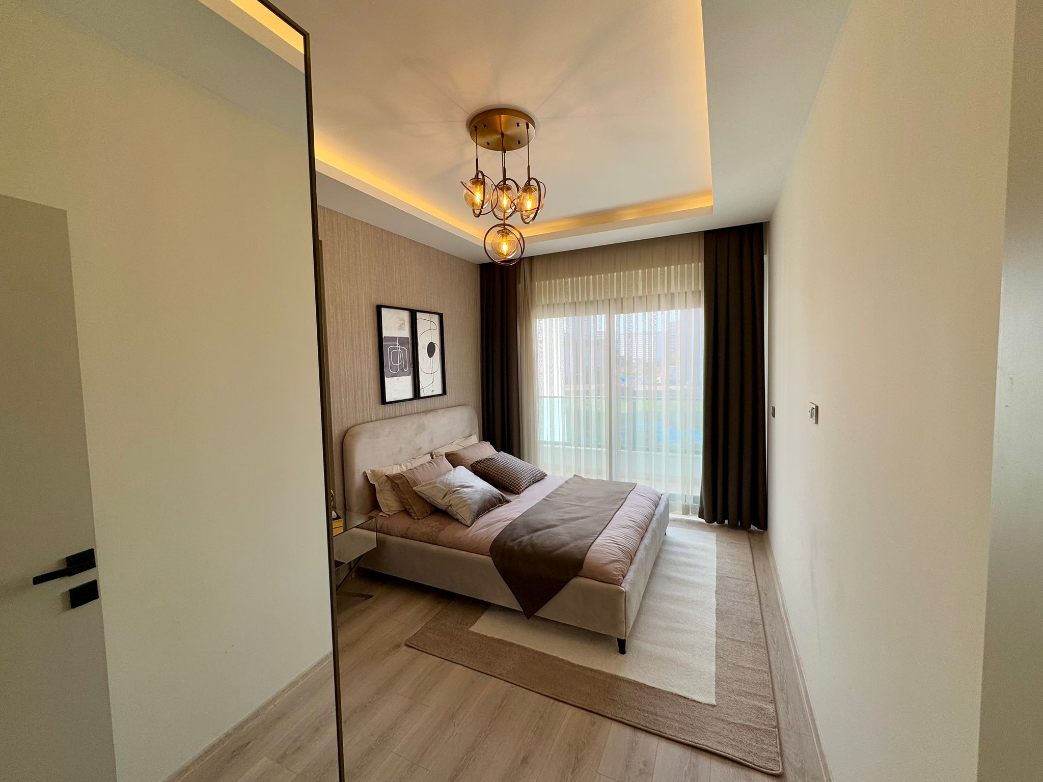 Luxuriöse 1+1-Wohnung zum Verkauf in Mitanni Garden, Erdemli, Mersin