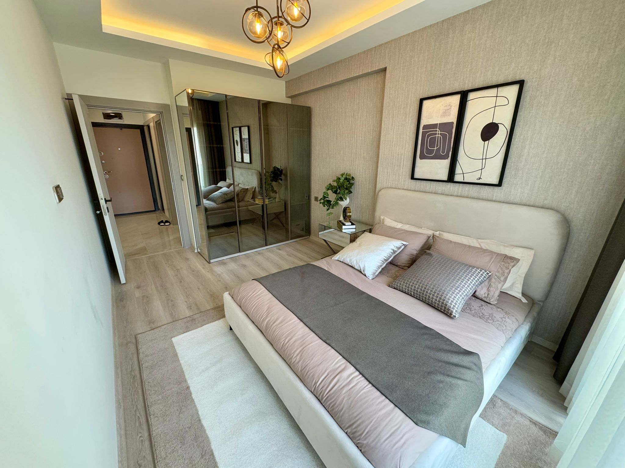 Luxuriöse 1+1-Wohnung zum Verkauf in Mitanni Garden, Erdemli, Mersin